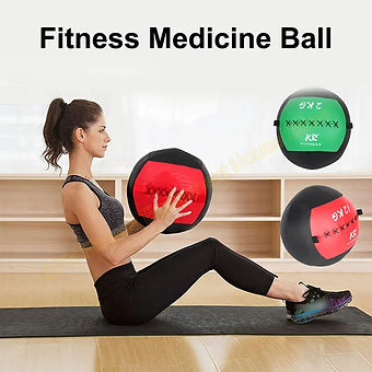 Fitness PU Soft Medicine Balls Gym Snatch Wall Ball Gravity Ball for Crossfit Ba