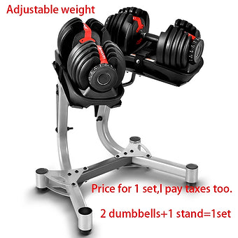 Household Intelligent Men and Women Adjustable Weight Fitness Dumbbell Set