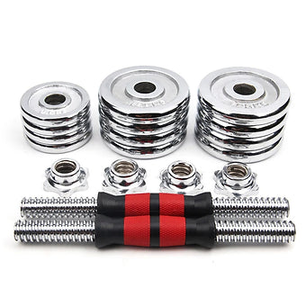 15KG Adjustable Weight Dumbbells Fitness Dumbbell Electroplating Weight Bars Gym