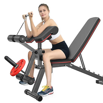 -Adjustable Dumbbell Bench, Global New Style Gym Fitness Equipment, Home Exercis