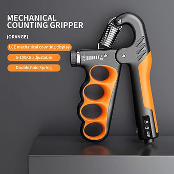 Grip Strengthener Gym Training Hand Exerciser Adjustable 5-100KG Fitness Unisex