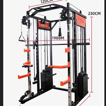 Hot Selling Gym Fitness Equipment Multi Function Crosser Trainer Power Cage Squa