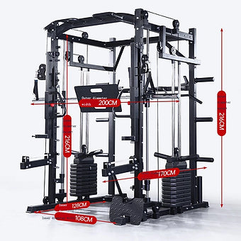 Commercial Squat Bench Press Integrated Gantry Smith Machine Comprehensive Train